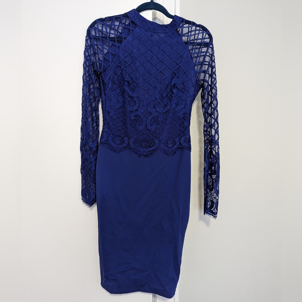 🪻Indigo Bodycon Dress